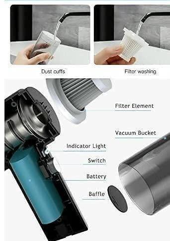 Portable Air Duster Wireless Vacuum Cleaner - RespocatzRespocatzPortable Air Duster Wireless Vacuum Cleaner